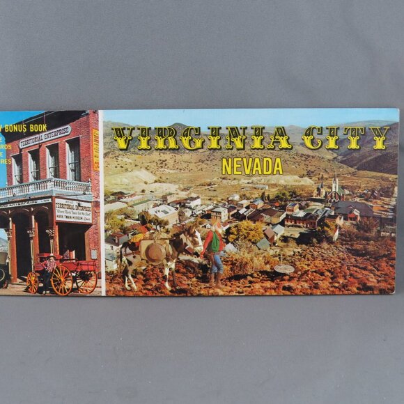 Vintage Postcard Set - Carson and Virginia City Nevada 10 Pack - Reno Tahoe Spec - Picture 1 of 11